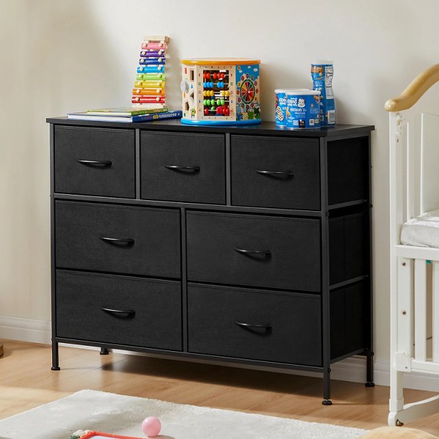 7-Drawer Fabric Storage Organizer Dresser for Bedroom and Living Room