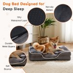 26916-c3ca61.jpg Orthopedic Memory Foam Dog Bed for Small Dogs & Cats with Washable Cover