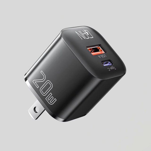 20W GaN USB-C Fast Charger – PD & QC 3.0 for iPhone, iPad & More
