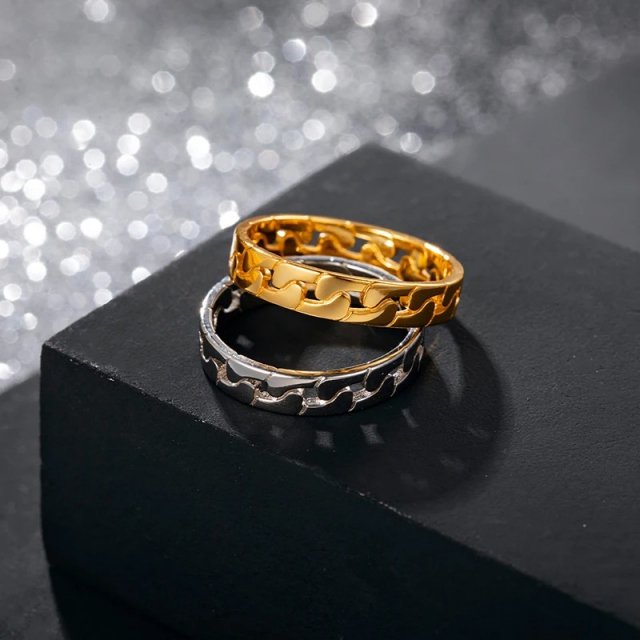 925 Sterling Silver Cuban Ring