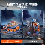 25824-3dd32e.jpg 5-in-1 RC STEM Building Set for Kids - Robot, Tank, Snowplow & More