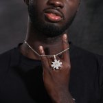 Moissanite Maltese Cross Pendant Necklace in 925 Sterling Silver - Iced Out Hip Hop Jewelry