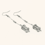 High-Quality Stainless Steel 18K Gold Plated Lantern Earrings for Women