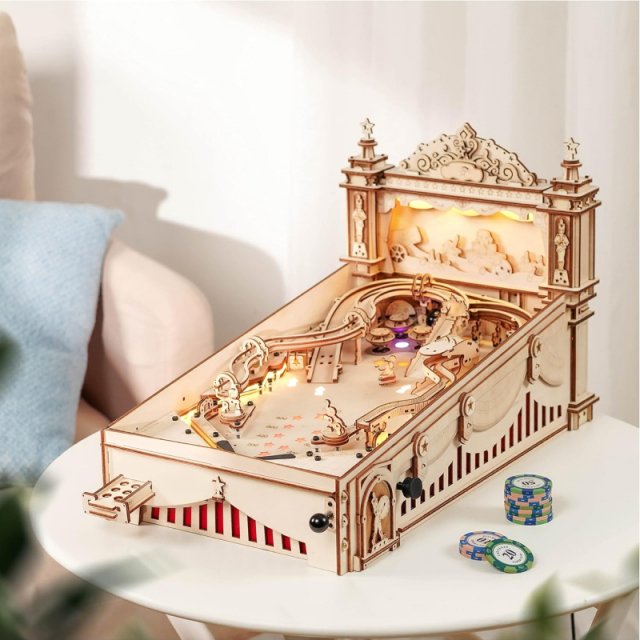 3D Pinball Machine Puzzle for Kids and Adults