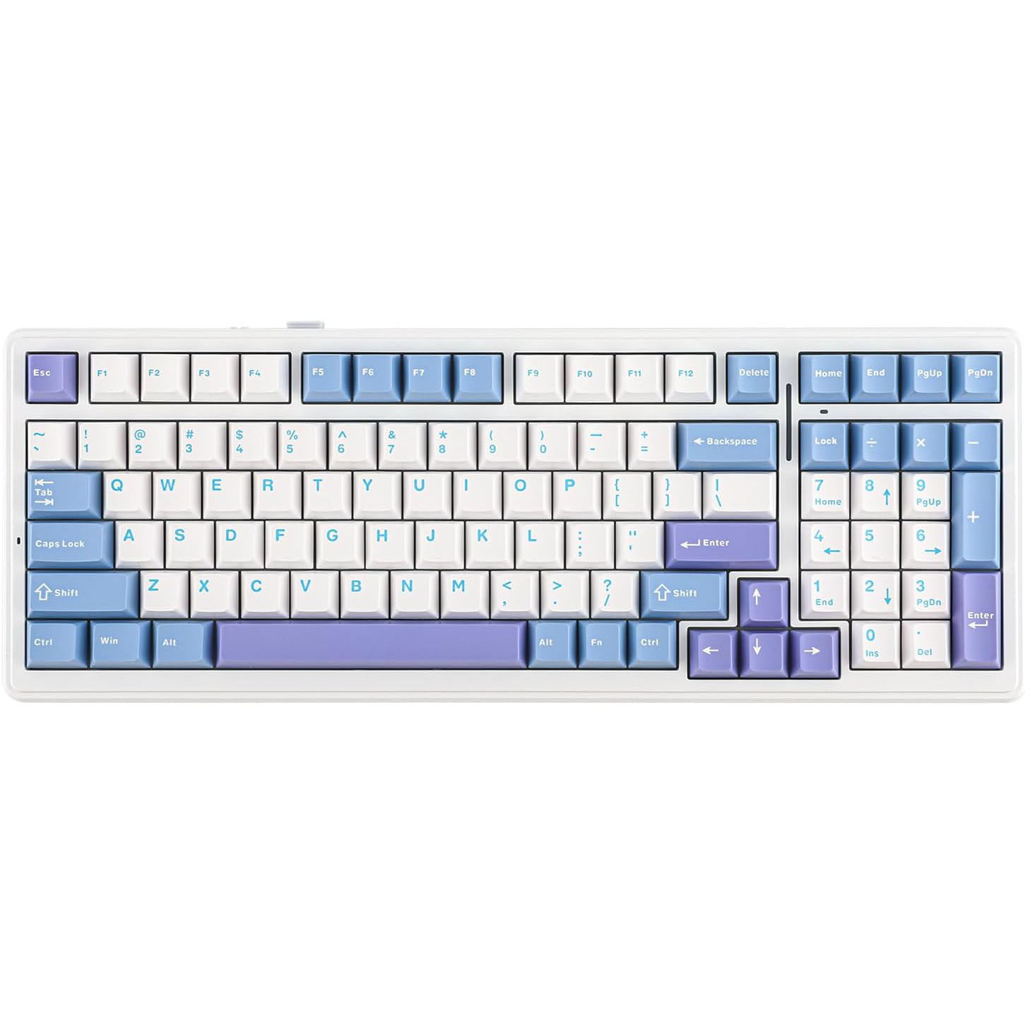 White light Blue