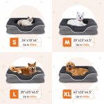 26916-9c1f1e.jpg Orthopedic Memory Foam Dog Bed for Small Dogs & Cats with Washable Cover