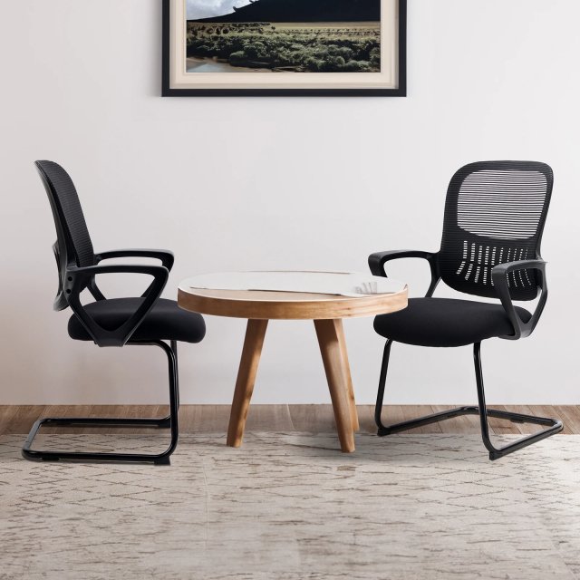 Ergonomic Office Chair with Lumbar Support and Armrests