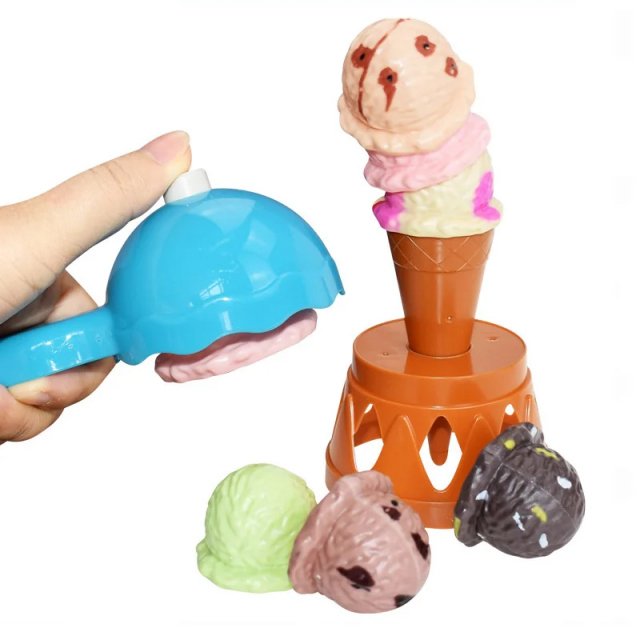 Children's Ice Cream Stacking Game