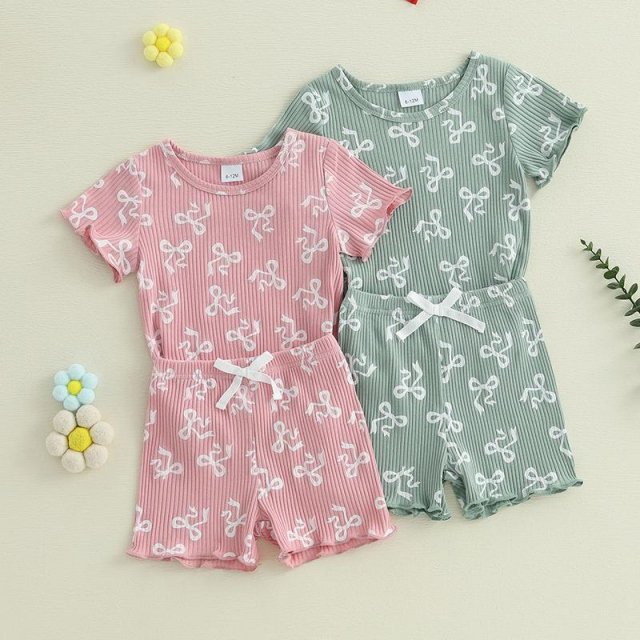 Toddler Girl Summer Outfit Set