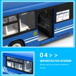 1/14 Scale Electric RC Bus with Light and One Key Start - Remote Control Toy