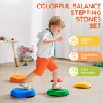 5-Piece Balance Stepping Stones for Kids