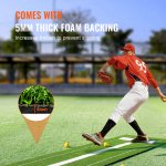 10x3 FT Softball Pitching Mat – Non-Slip, Fade-Resistant Training Mound