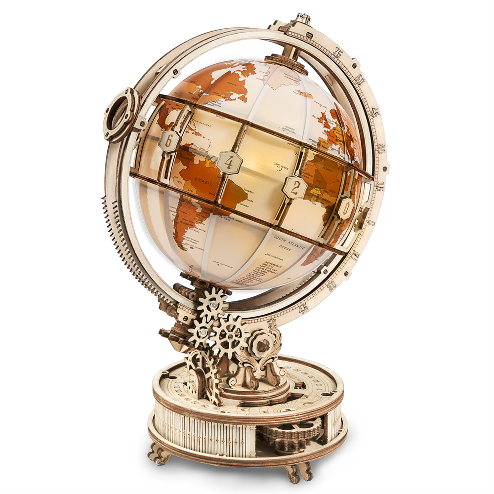 Beige Luminous Globe