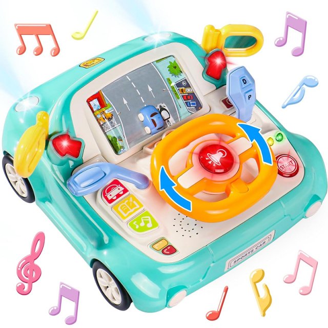 Interactive Baby Steering Wheel Toy
