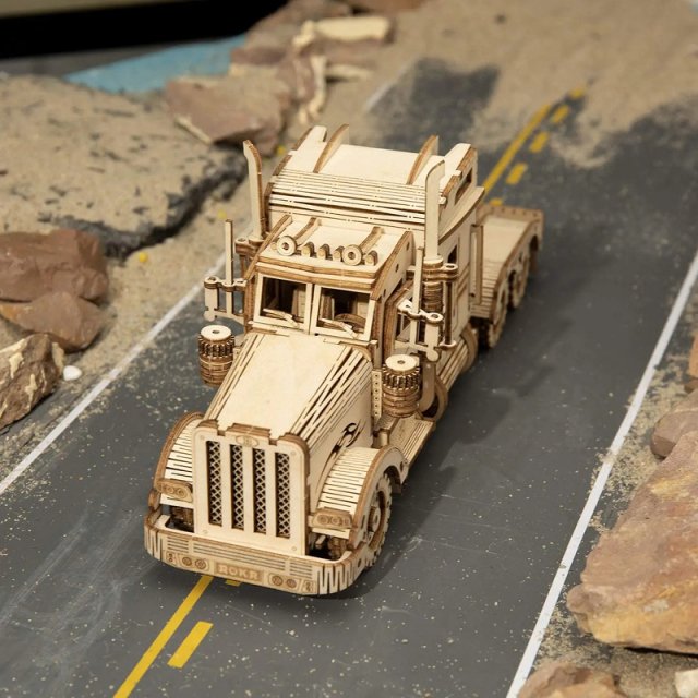 Movable Steam Train, Car, Jeep 3D Puzzle Assembly Toy