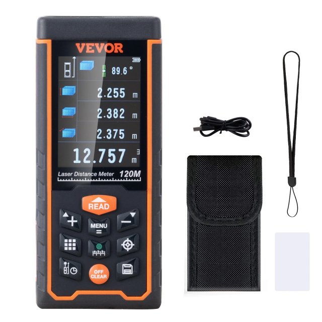 Laser Measure 400ft with ±1/16" Accuracy
