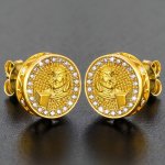 10mm Moissanite Stud Earrings for Men & Women