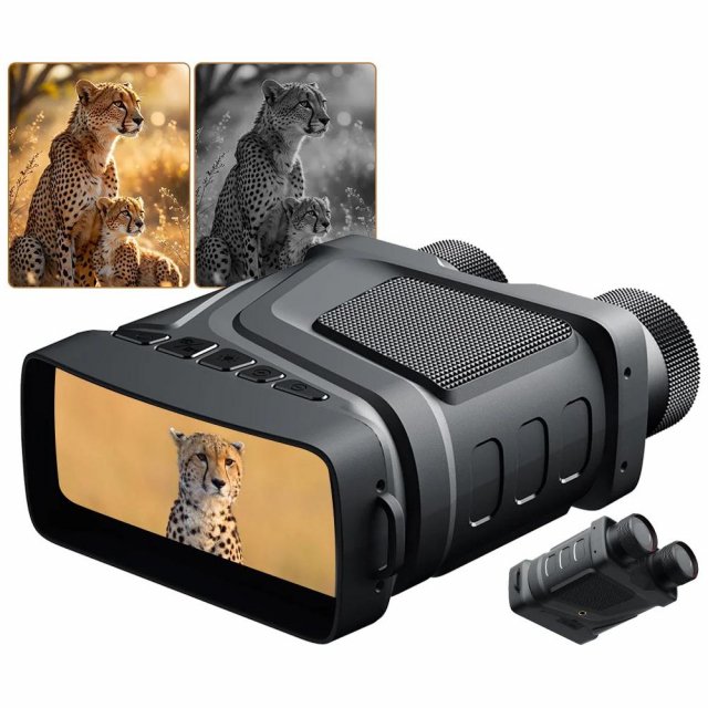 1080P Night Vision Binoculars with 5X Digital Zoom & Infrared Light