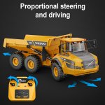 1:20 Scale RC Dump Truck Excavator with Remote Control for Kids
