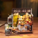 Miniature Café Dollhouse Kit