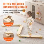 Wooden Balance Beam Stepping Stones for Kids - Montessori Toy for Toddlers