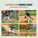 10x3 FT Softball Pitching Mat – Non-Slip, Fade-Resistant Training Mound