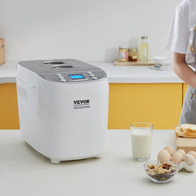 Automatic Bread Maker with 15 Functions & Gluten-Free Setting