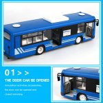 1/14 Scale Electric RC Bus with Light and One Key Start - Remote Control Toy