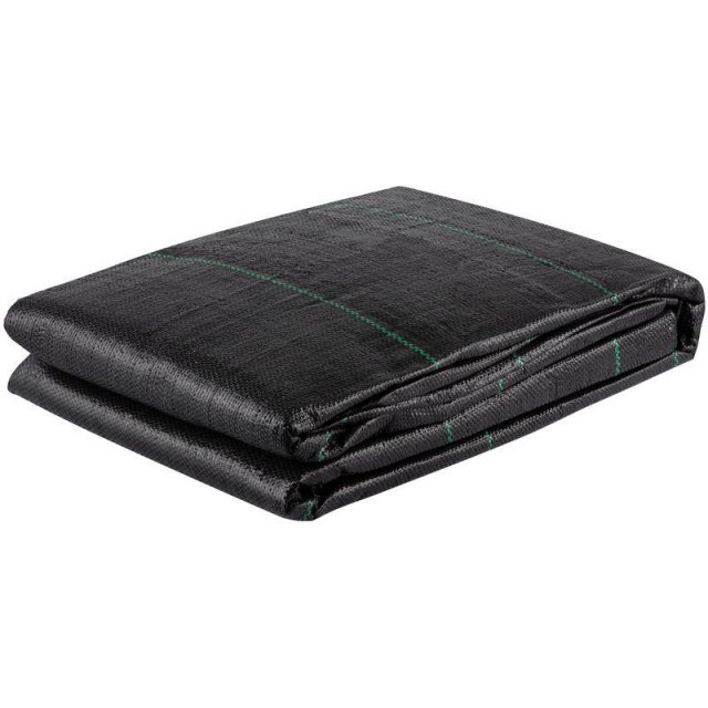 Heavy Duty Geotextile Fabric Weed Barrier for Driveways & Landscaping - 12.5x50 ft