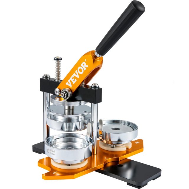 3-Inch Button Maker Kit with 500 Parts & Circle Cutter