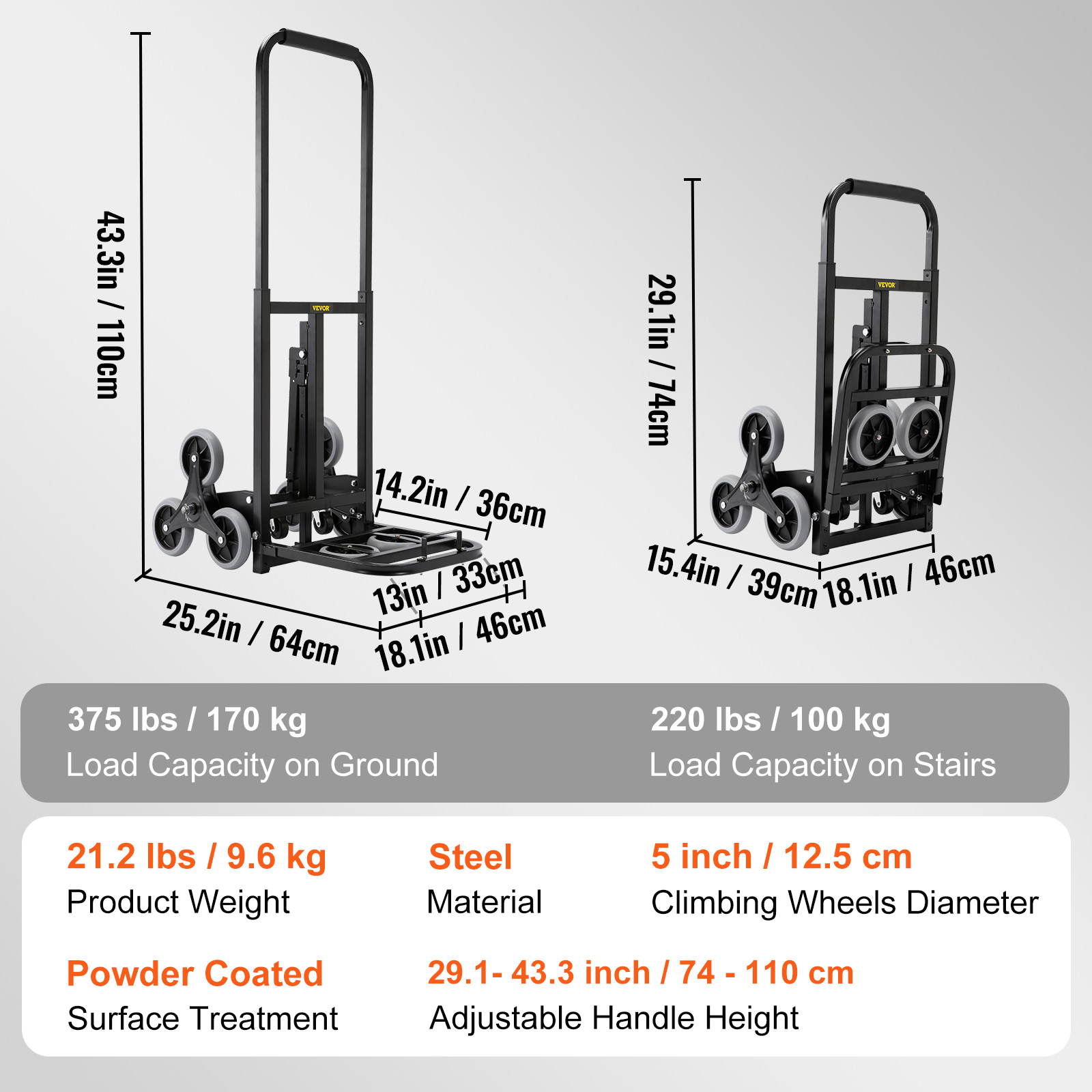 Max 375 lbs