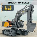 1:14 Scale RC Excavator with 22 Channels and 680° Rotation