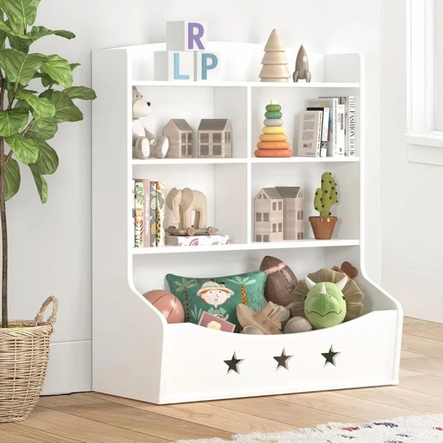 Kids Wooden Bookshelf