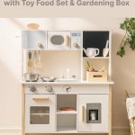 24959-4ea876.jpg Wooden Kids Play Kitchen with Toy Food Set & Gardening Box