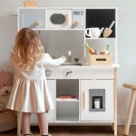 24959-a30c26.jpg Wooden Kids Play Kitchen with Toy Food Set & Gardening Box