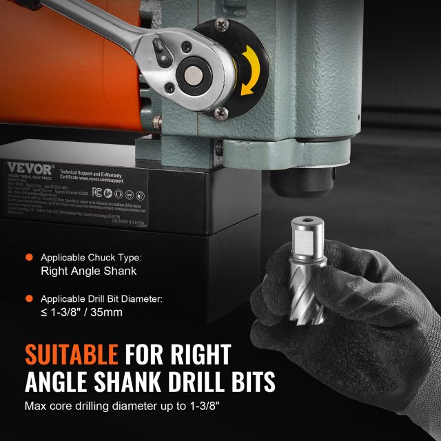 Portable Magnetic Drill Press 1300W with Cooling Device - Lightweight & Efficient - Image 4