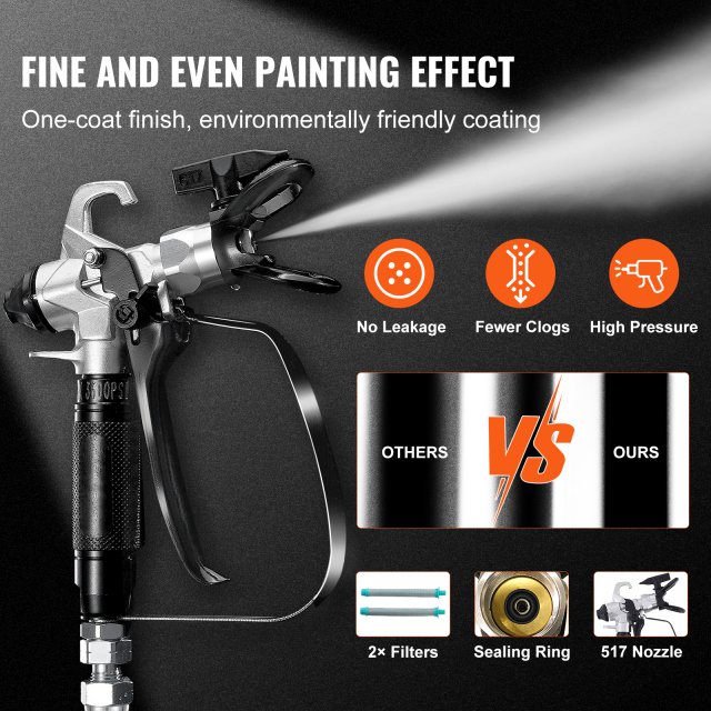 High-Efficiency 750W/950W Electric Airless Paint Sprayer - Image 3