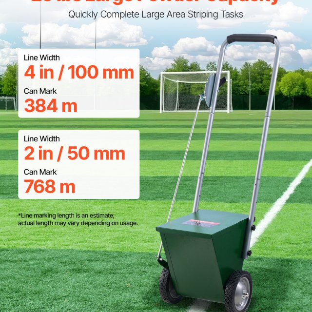 Adjustable Dry Line Field Marker with Large Powder Capacity & Metal Wheels - Image 4
