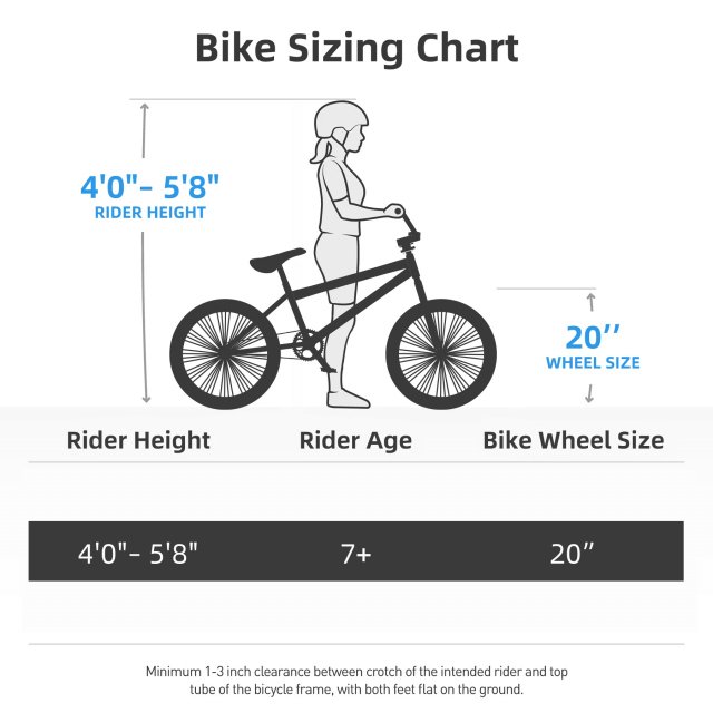 20-Inch Kids’ Bike with Durable Carbon Steel Frame and V-Brake System - Image 7