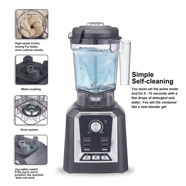 High-Power Professional Blender with Auto Programs & 2L BPA-Free Jar - Image 5