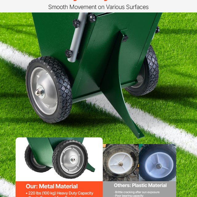 Adjustable Dry Line Field Marker with Large Powder Capacity & Metal Wheels - Image 3
