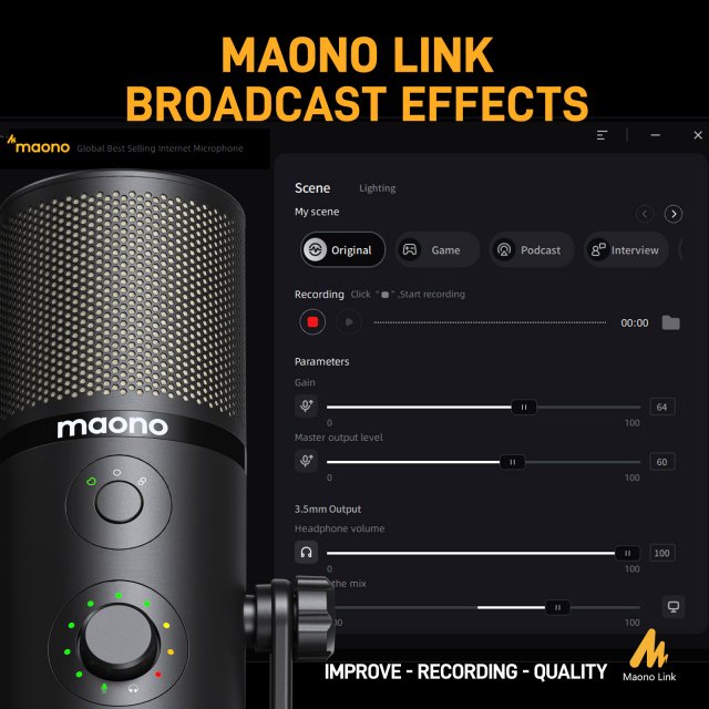 USB Condenser Microphone with 3 Polar Patterns for Gaming, Streaming & Podcasting - Image 4
