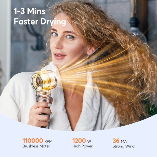 5-in-1 Hair Dryer & Styler Brush with Auto Curling and Frizz Control - Image 6