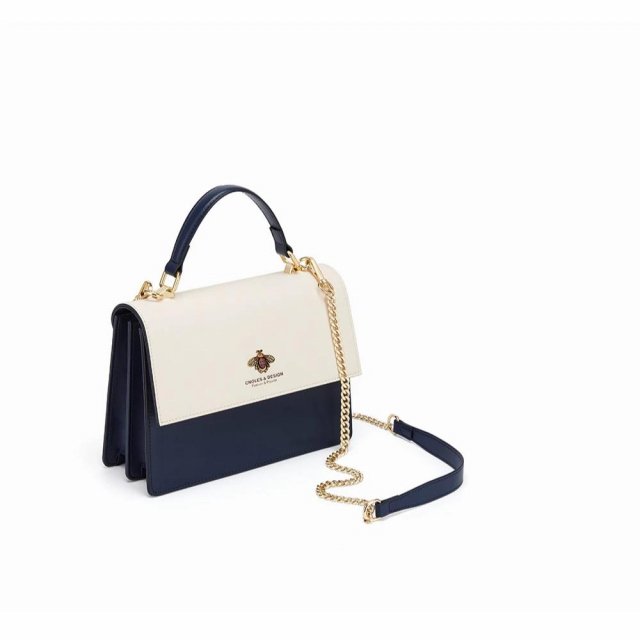Women's Leather Bee Shoulder Bag - Image 10