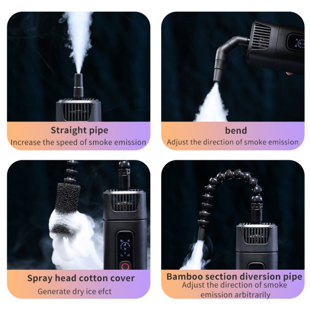 40W Portable Smoke Machine with Wireless Control – Photography Fog Effect Tool - Image 6
