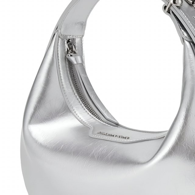Small Half Moon Leather Bag - Image 6