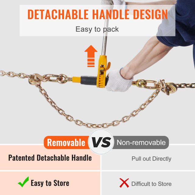 Heavy-Duty Ratchet Chain Binder Set - Image 6