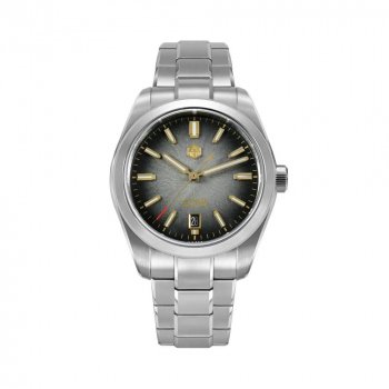 Luxury Automatic Dress Watch with Enamel Dial and Mechanical Movement