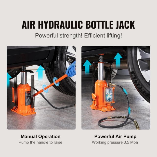 20 Ton Air Hydraulic Bottle Jack - Image 5