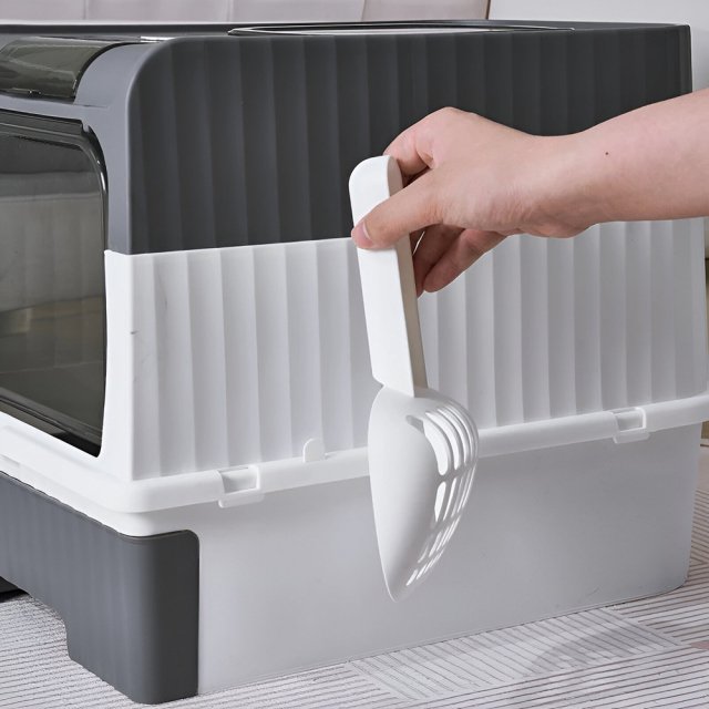 Large Capacity Fully Enclosed Cat Litter Box Deodorant - Image 5
